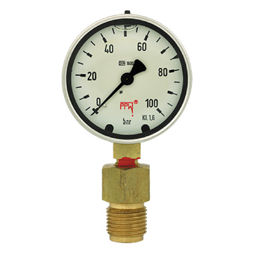 Stardmanometer mit Teflonmembrane: zur Detailansicht