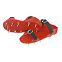 Spike slipper with buckles and tongues: Details