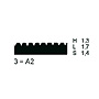 Toothed blade 280 mm: Details