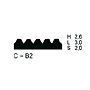 Toothed blade 280 mm: Details