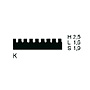 Toothed blade 280 mm: Details