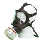 Full-vision gas mask: Details