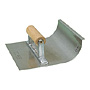 Concave tapered trowel for floors: Details Concave tapered trowel for floors: Details