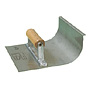 Concave tapered trowel for floors: Details Concave tapered trowel for floors: Details
