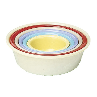 Close: Plastic bowl made of PE