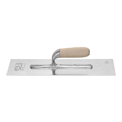 Close: Smoothing trowel stainless steel