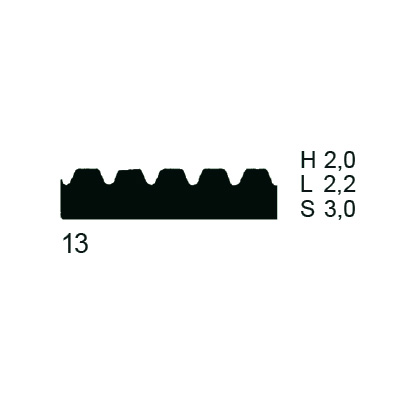 Close: Toothed blade 280 mm