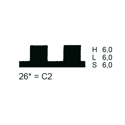 Close: Toothed blade 645 mm