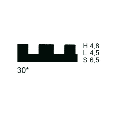 Close: Toothed blade 280 mm