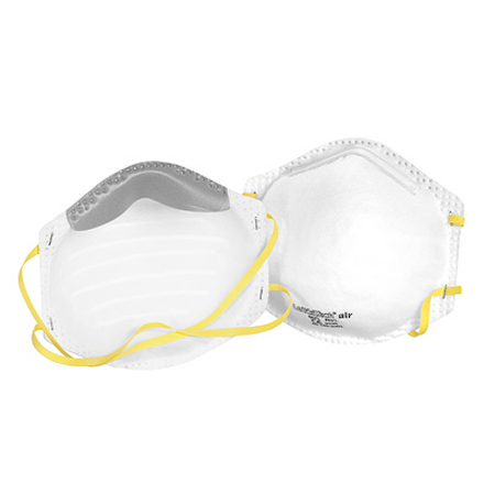 Close: Fine dust filter mask FFP2