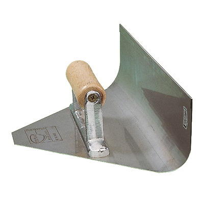 Close: Concave tapered corner trowel for floors