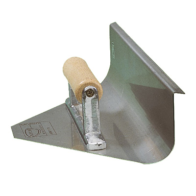 Close: Concave tapered corner trowel for floors