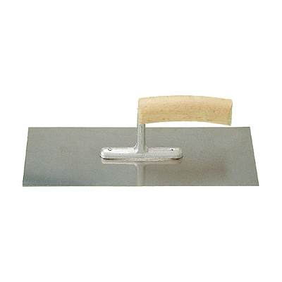 Close: Smoothing trowel