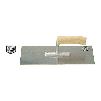 Close: Smoothing trowel stainless steel