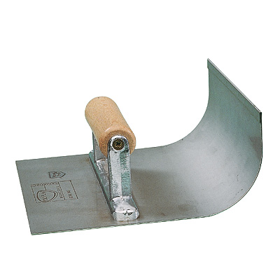 Close: Concave tapered trowel for floors