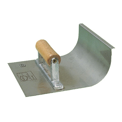 Close: Concave tapered trowel for floors