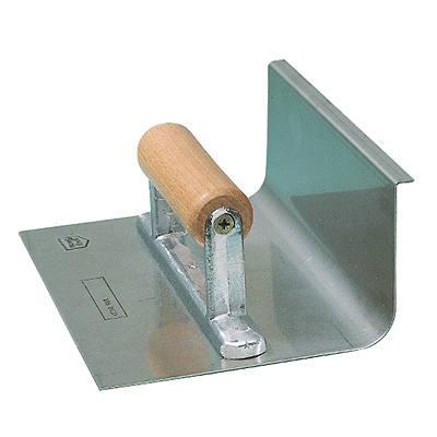 Close: Concave tapered trowel for floors