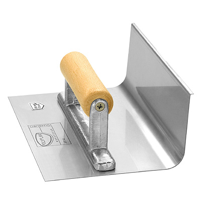 Close: Concave tapered trowel for floors